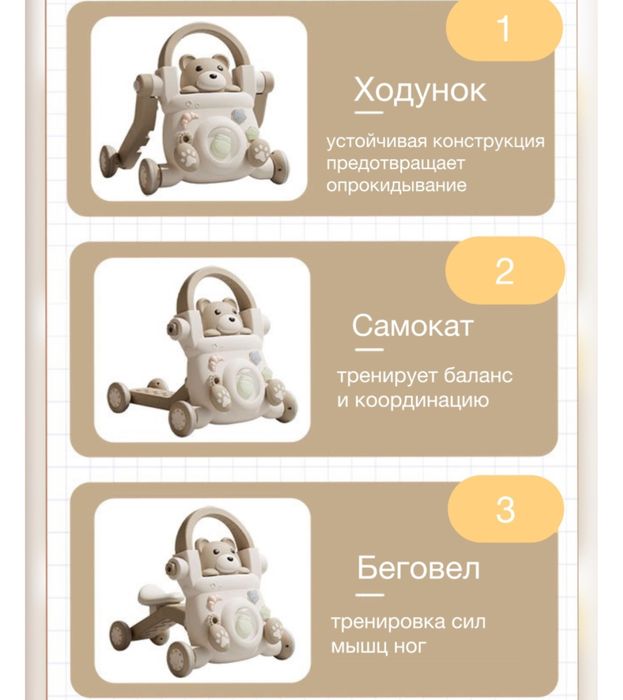 Продам каталка- ходунки