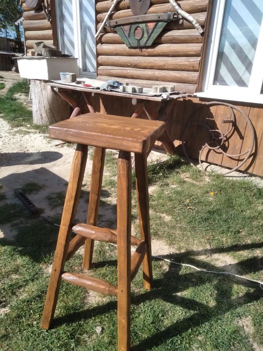 Scaun bar rustic