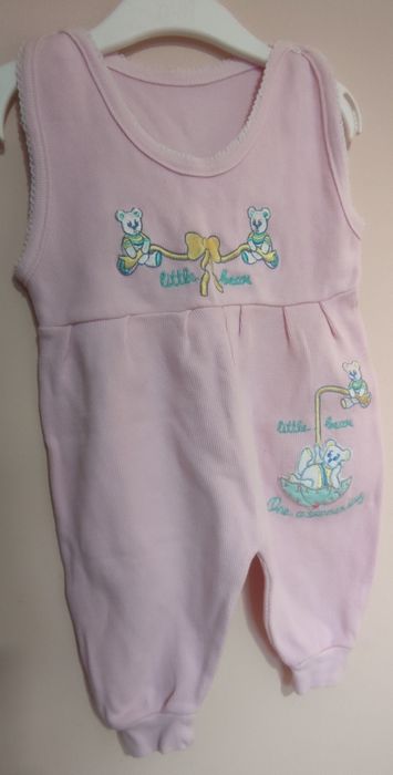 Нови дрехи за момиче, ромпър, гащеризон 3-6 месеца, 12 месеца