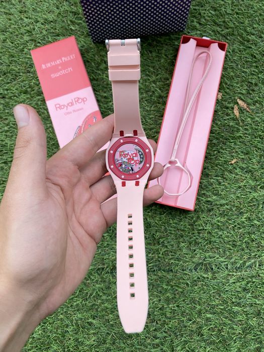 Ap X Swatch royal pop Otto Rosso Full Box