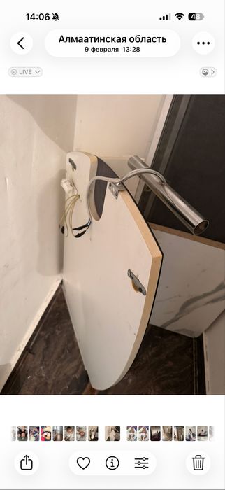 Зеркало в нормальном состояние,срочно продам есть подсветка