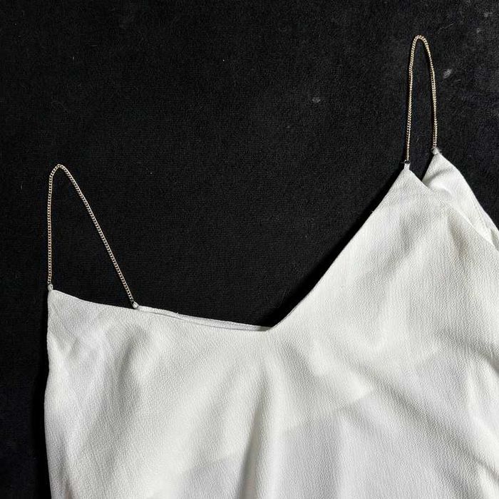 Top alb Mango Suit