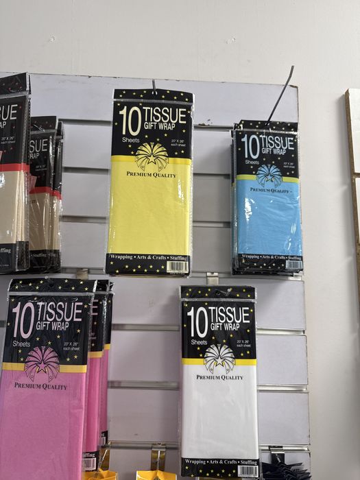 Тишью для оформления подарков и цветов