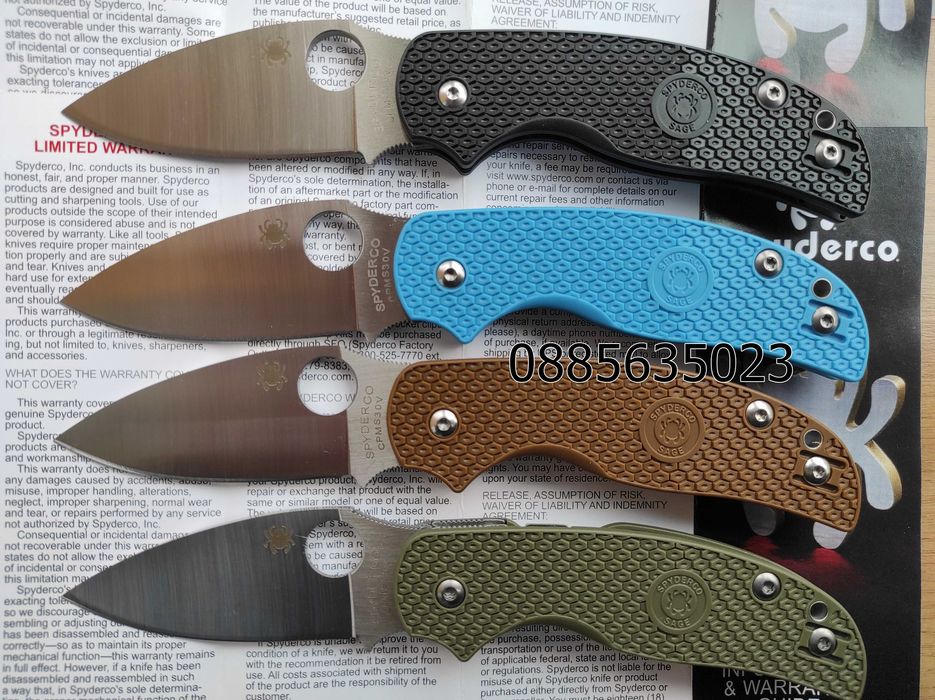 Сгъваем нож Spyderco C123 Sage 5