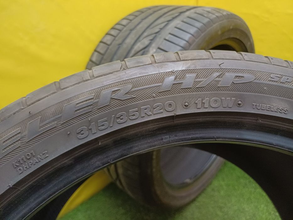 Шины 315/35 R20 Bridgestone пара.