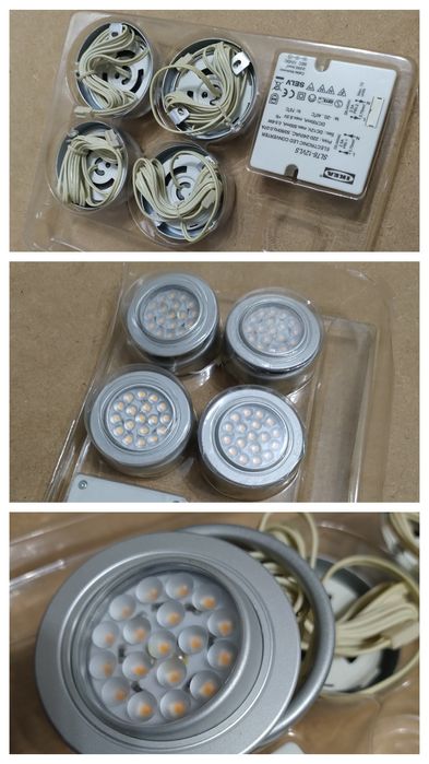 12 buc Lumini Ikea LED Spot Lampa Aplica Veioza ...