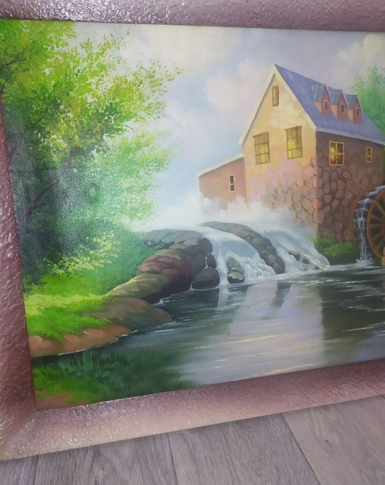 Картина ручной работы. Холст, масло, дерево. 200.000 сум