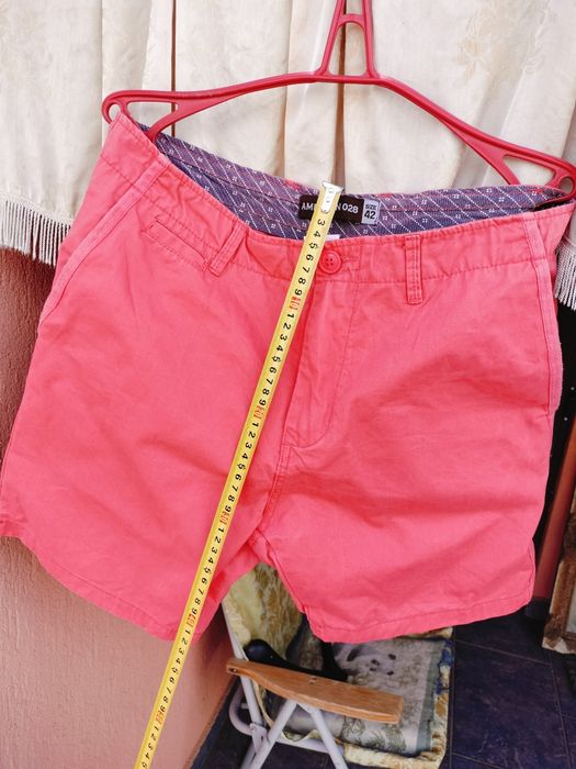Pantaloni scurți bărbați American 028, roz, mărime 42, 100% bumbac