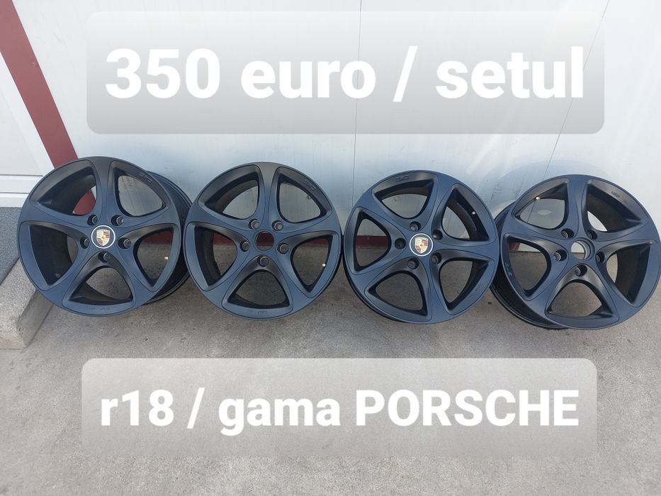 Jante aluminiu r18 / gama PORSCHE / 5x130 / DOUA LATIMI