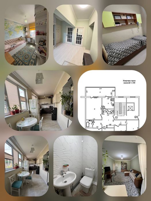 5-комн. квартира, 110 м², Юнусабадский район