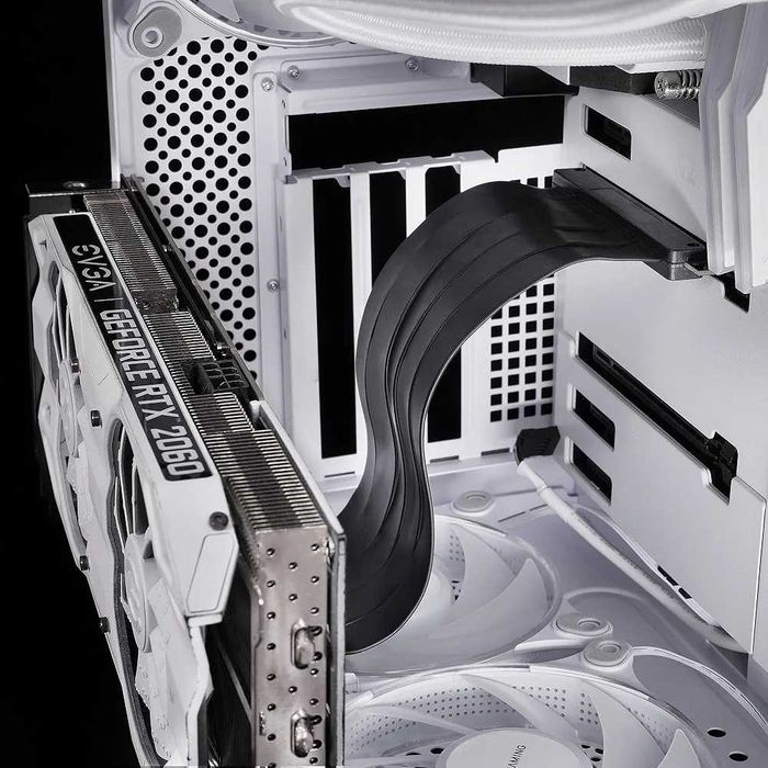 Нов Mars Gaming MCA-PCIE40 Riser Cable PCIe 4.0 x16 300мм 90 Градуса