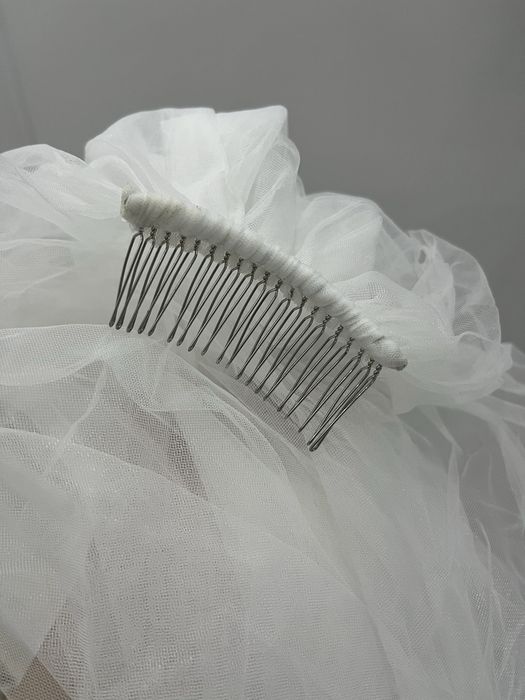 Фата свадебная ручная работа