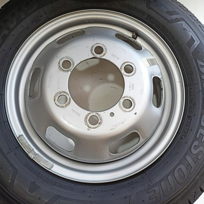 6бр.Оригинални джанти 16" 6x170 за ДВОЙНА ГУМА Iveco Daily(2000-2025)
