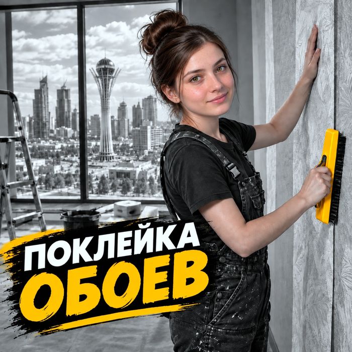 Поклейка обоев любых видов, левкас, покраска / Ремонт квартир