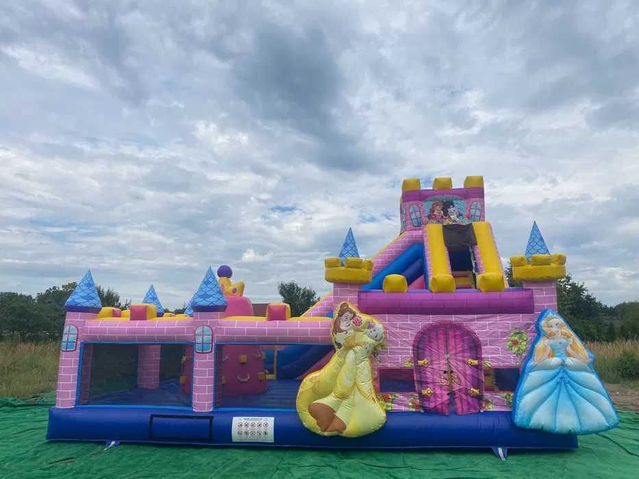 Tobogan gonflabil | Castel gonflabil | Loc de joacă gonflabil | Cursă cu obstacole +48 515 534 373 ( WhatsApp )