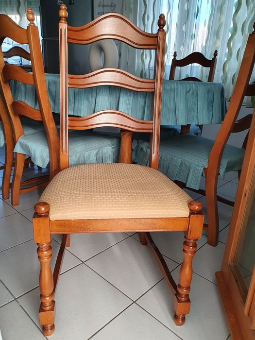 Set 6 scaune dining din lemn masiv - Mobexpert