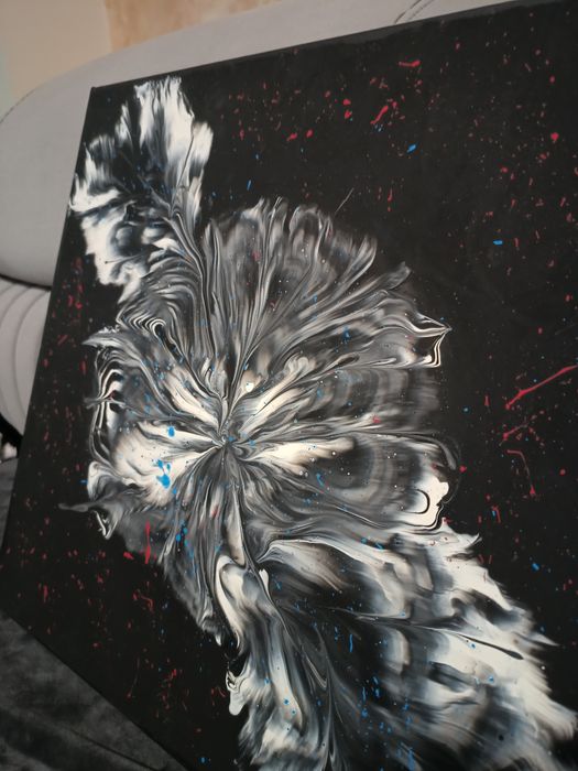 Картина рисувана със акрилни бои