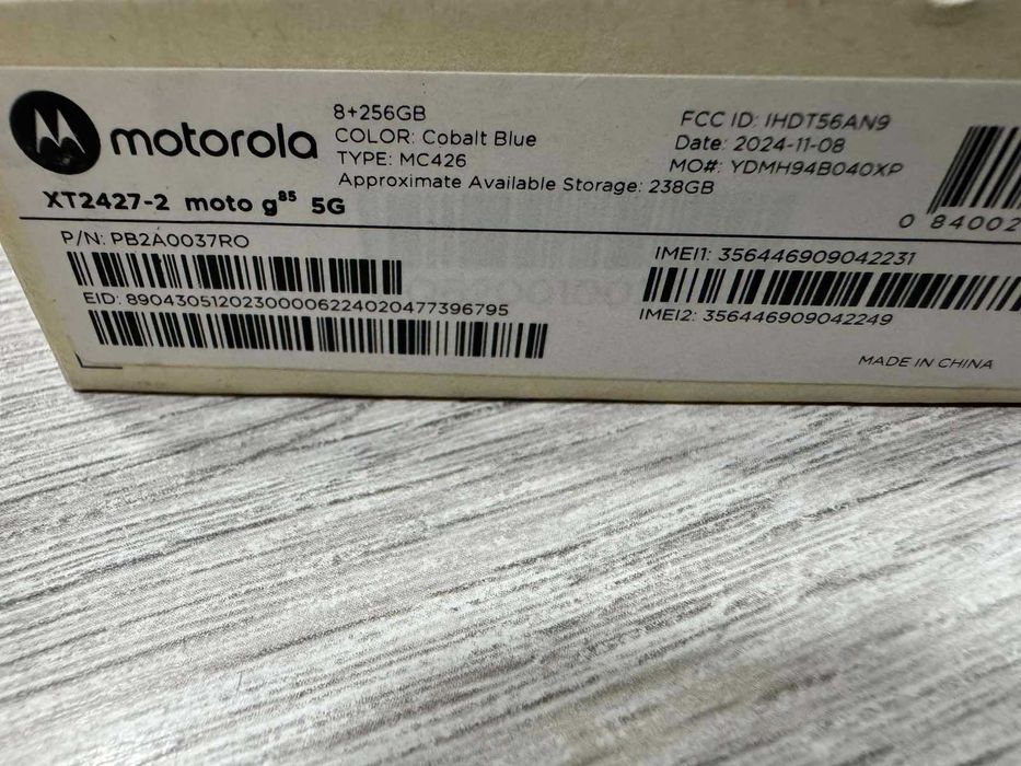 Motorola G85 5G 256GB 8GB RAM Dual