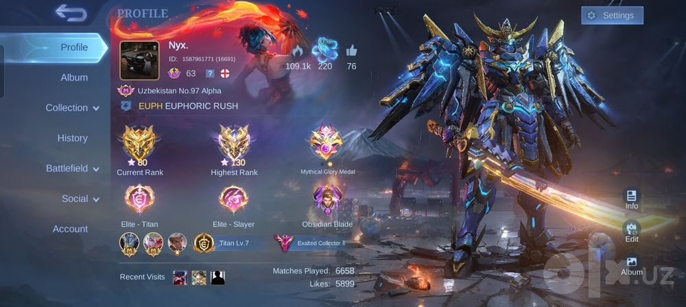 Mobile legends akkaunt