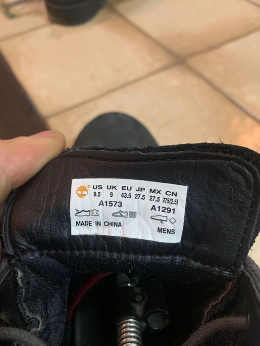 Ghete Timberland piele