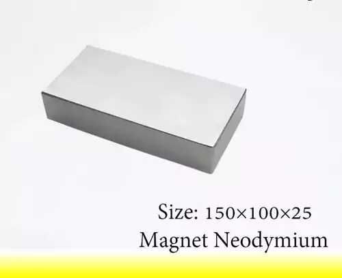 Неодимов магнит 150x100x25mm клас N52