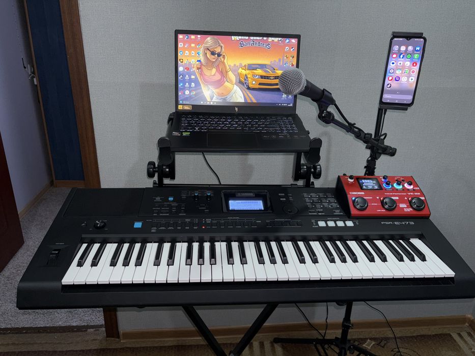 Продам синтезатор Yamaha PSR E-473