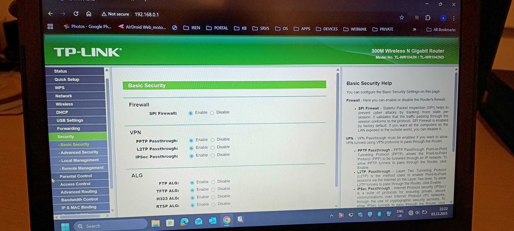 Router TP-Link TL-WR1042ND, Gigabit, 1xWAN, 4xLAN, 300Mbps, USB, FTP