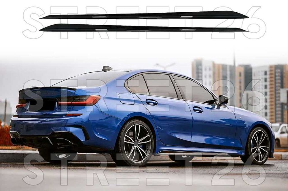 Extensii Praguri Laterale BMW Seria 3 G20 G21 M Sport Negru Lucios
