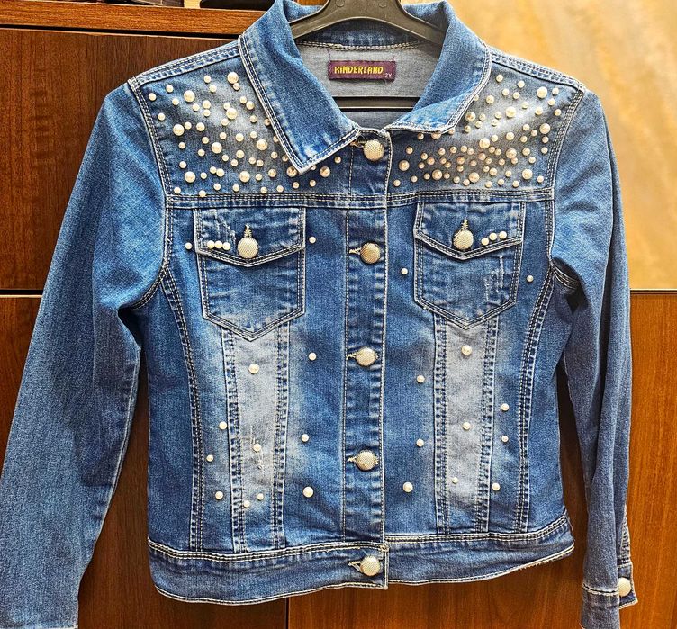 Дънково яке и пола за момиче