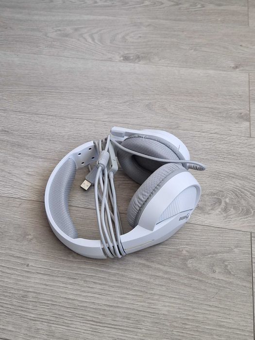 Casti MARVO albe USB