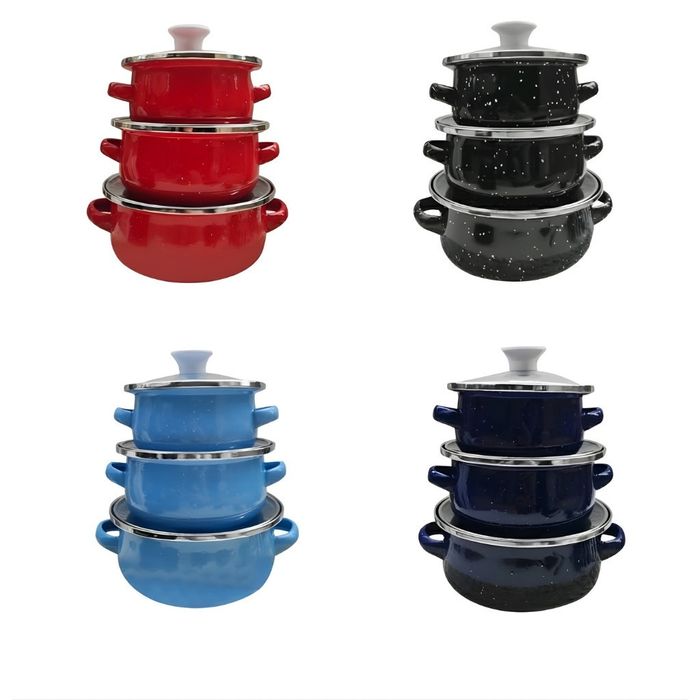 Комплект от 3 бр тенджери