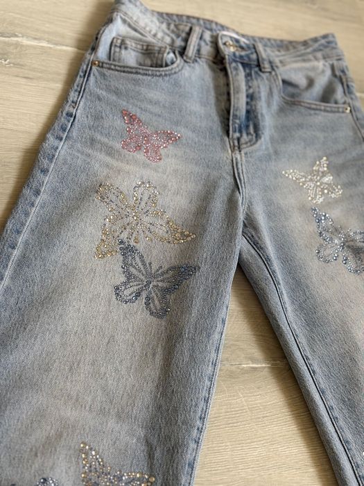 Чисто нови дамски дънки ХС/С