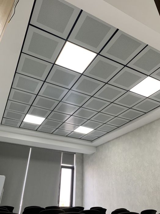 Подвесные потолки Грилято Реечный Армстронг МДФ декор панель (5)