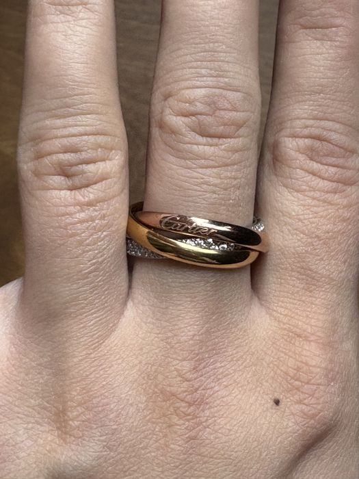 Набор van cleef, кольцо cartier trinity