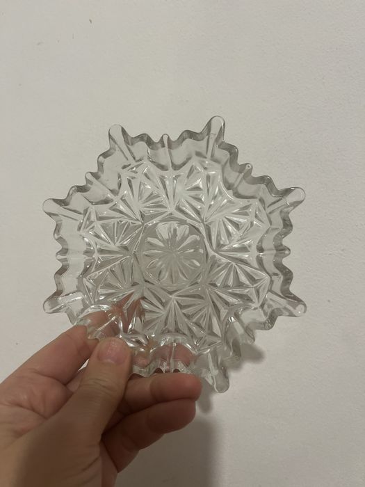 Пепельница, конфетница, хрусталь,4 штуки