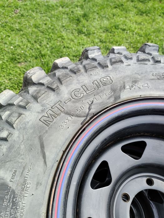 Roti offroad jante 6x139.7 R15 ET negativ anvelope CST 33 11.5 R15