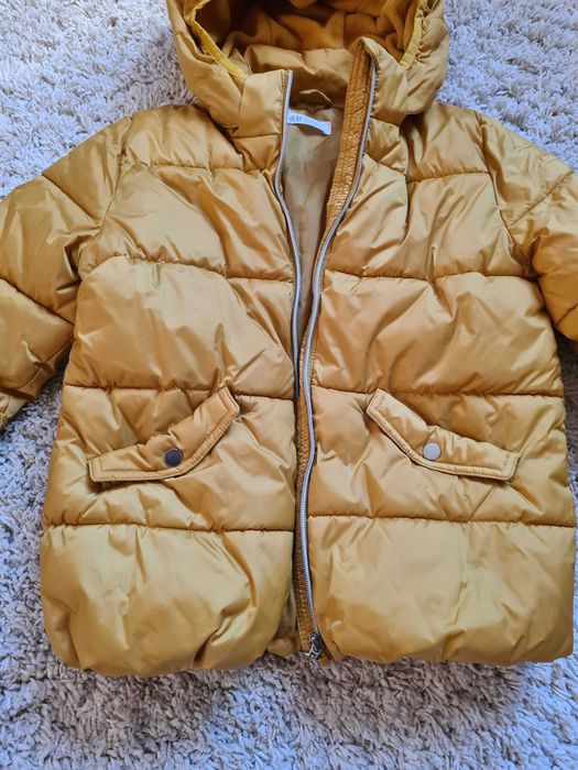 9/10г. H&M Жълто зимно яке -унисекс