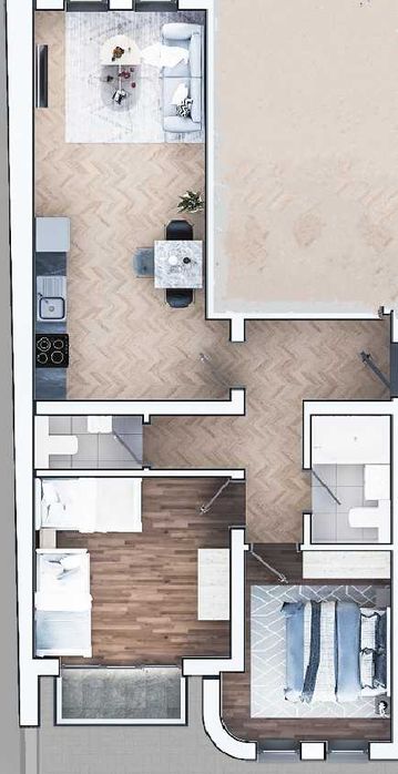 Продава се Тристаен апартамент в София, Зона Б-18 - 102 кв.м за 1831 €/кв.м - Снимка #1