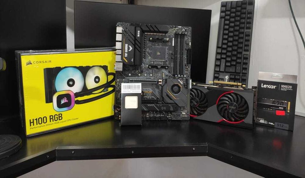 Ryzen 7 5700 X3D (L3 96MB)  Corsair vengeance 16GB Ram  Asus Tuf X570 Pro Wifı Board