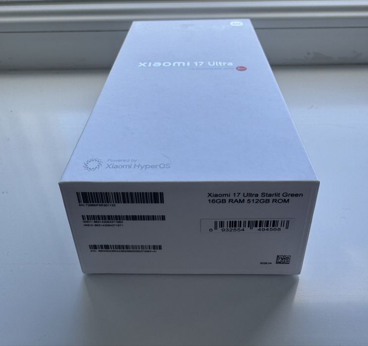Xiaomi Modelul 17 Ultra Starlit Green. 16GB RAM  512GB ROM.