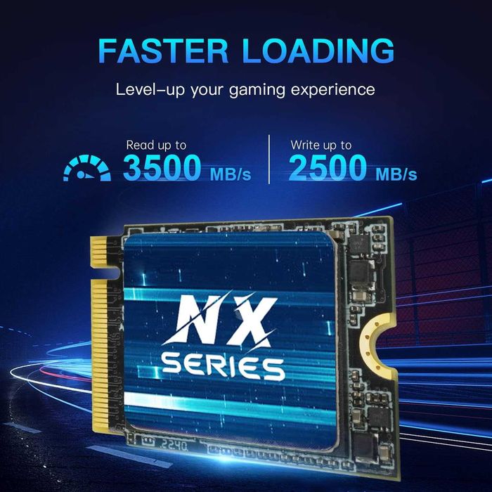 KingSpec 256GB M.2 NVMe 2230 SSD,Gen3x4 3500 MB/s,intern PCIe 3.0