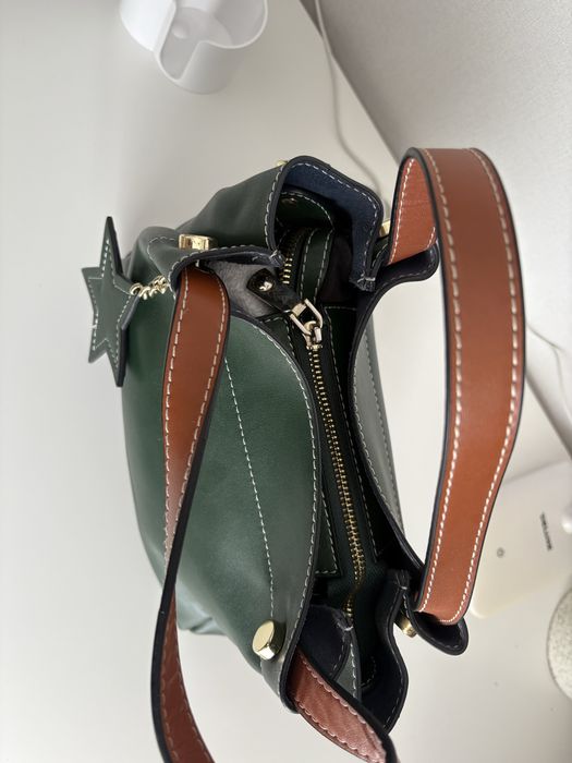 Сумка женска, кожа, через плечо