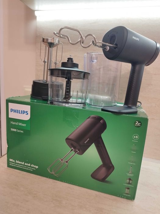 Ръчен миксер Philips 5000 Series, 3 в 1