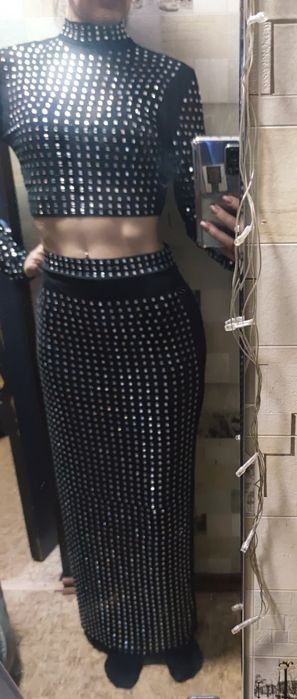 Шикарное платье двойка 46-48р