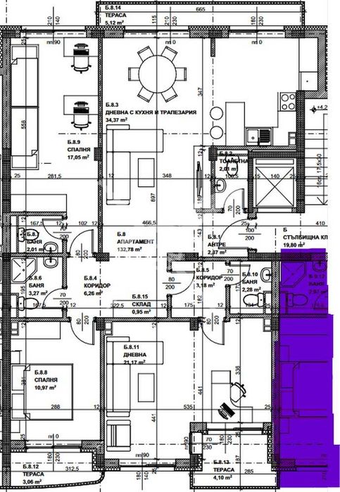 Продава се Многостаен апартамент в София, Кръстова вада - 160 кв.м за 2410 €/кв.м - Снимка #4