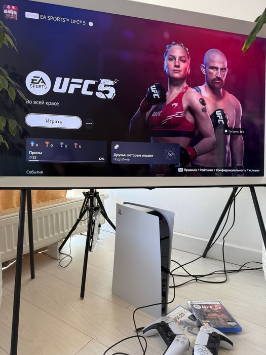 Приставка Sony PalyStation 5 Fat +2контролера +2диска