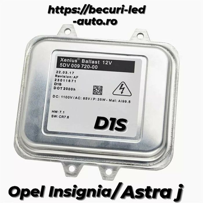 Balast Xenon OEM Compatibil Hella 5DV 009 720-00 Opel Insignia, Astra