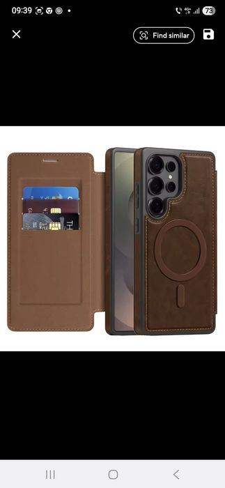 Vând husa din piele naturala pentru Samsung galaxy s25 plus