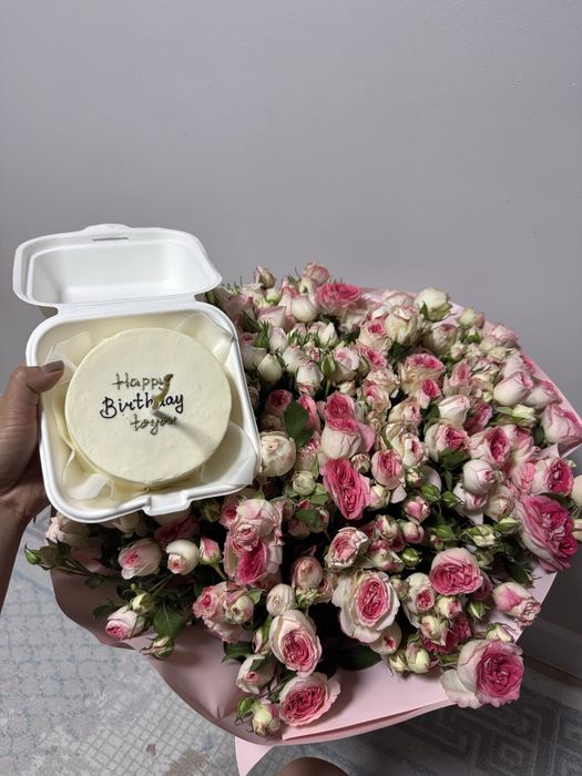 Букет цветы большой