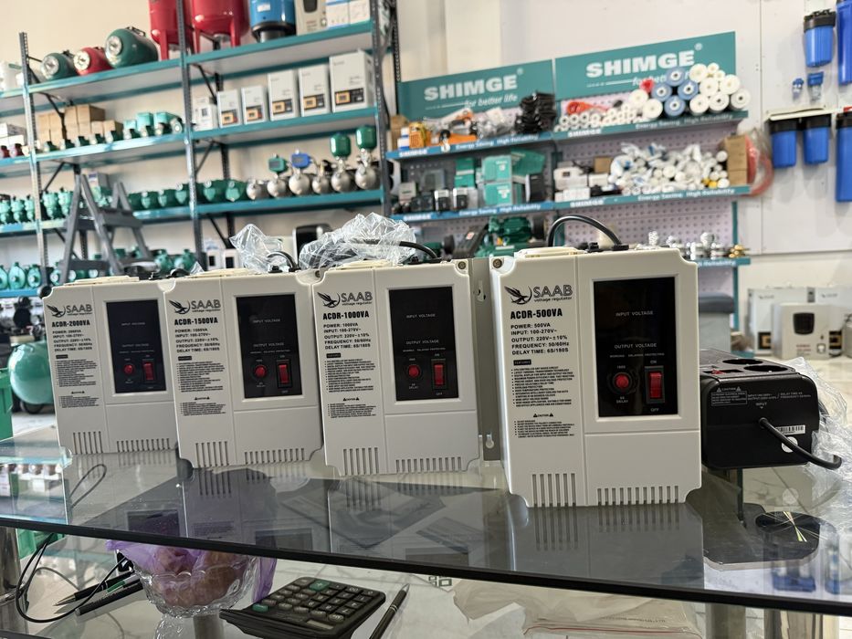 SAAB стабилизатор напряжения 220В 500 Вт ГАРАНТИЙНЫЙ оригинал махсулот